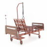 Кровать для лежачих больных MED-MOS Е-8 ЛДСП (коричневый) без матраса